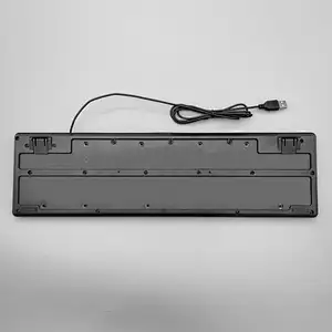 hot-selling durable Cheap basic USB wired computer peripherals 104/105 keys customized Ergonomic office keyboard K-601